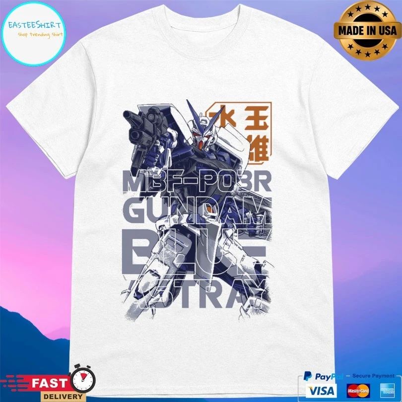 MBF-PO3R Gundam Blue Astray T-shirt