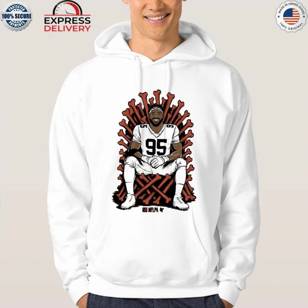 Myles Garrett Single-Season Sack King Wholesale Only Version Shirt