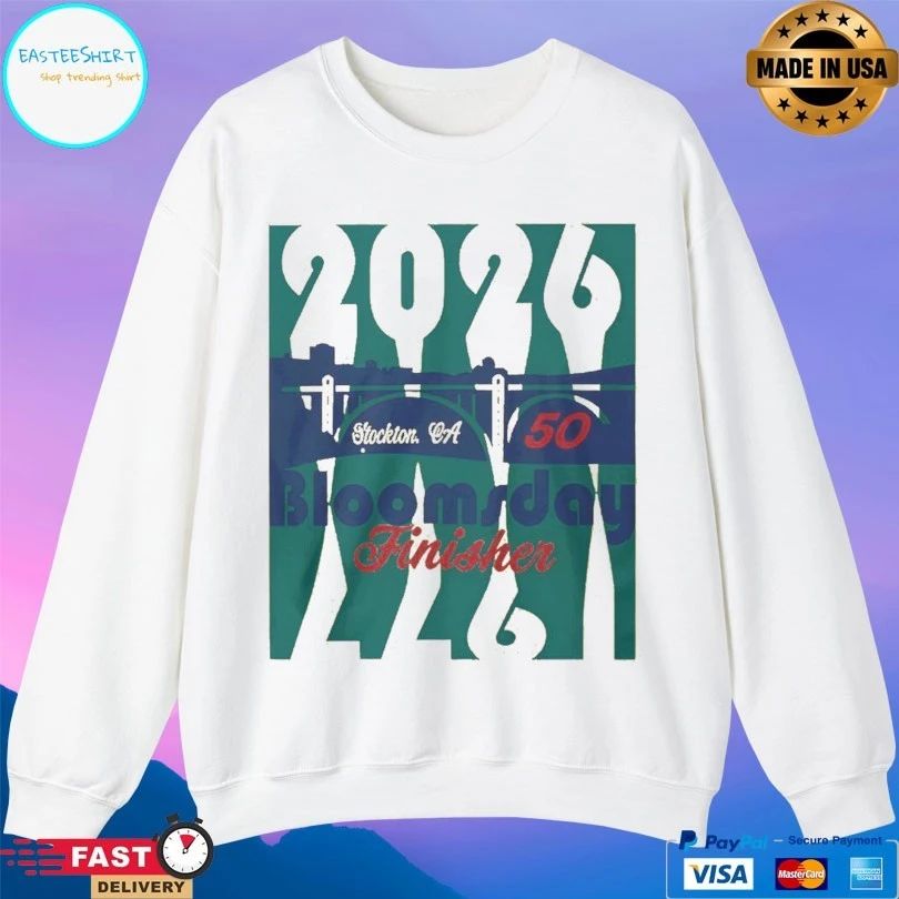Stockton Ca 50th Annual Bloomsday Finisher Race 2026 Shirt