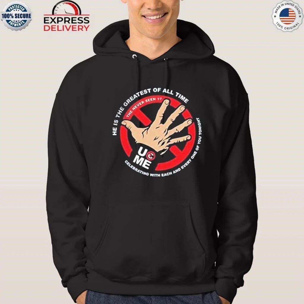 John Cena Never Seen 17 You Can’t See Me Shirt