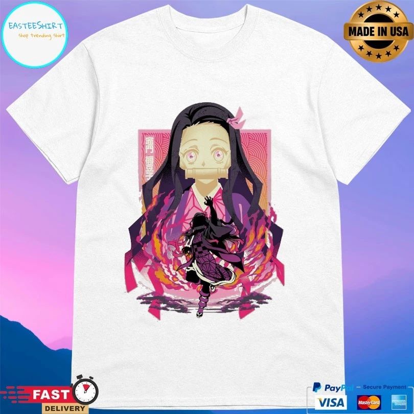 Nezuko Kamado Crimson Blood Art T-shirts