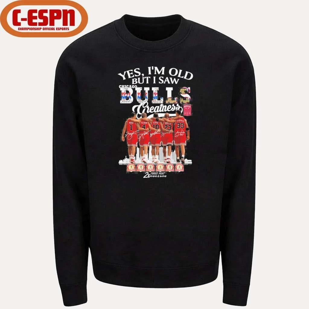 Yes, I’m Old But I Saw Chicago Bulls Greatness Legends Shirt