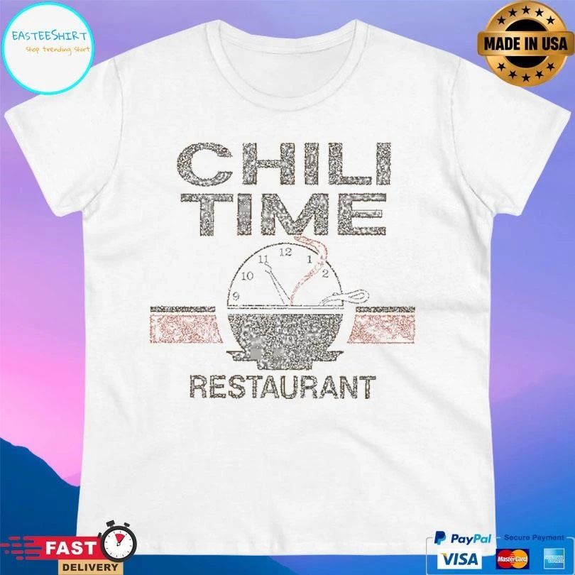 Chili Time Restaurant Sign St Bernard T-shirts