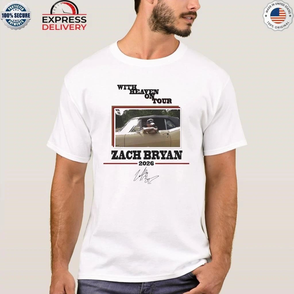 Zach Bryan With Heaven On Tour 2026 Shirt