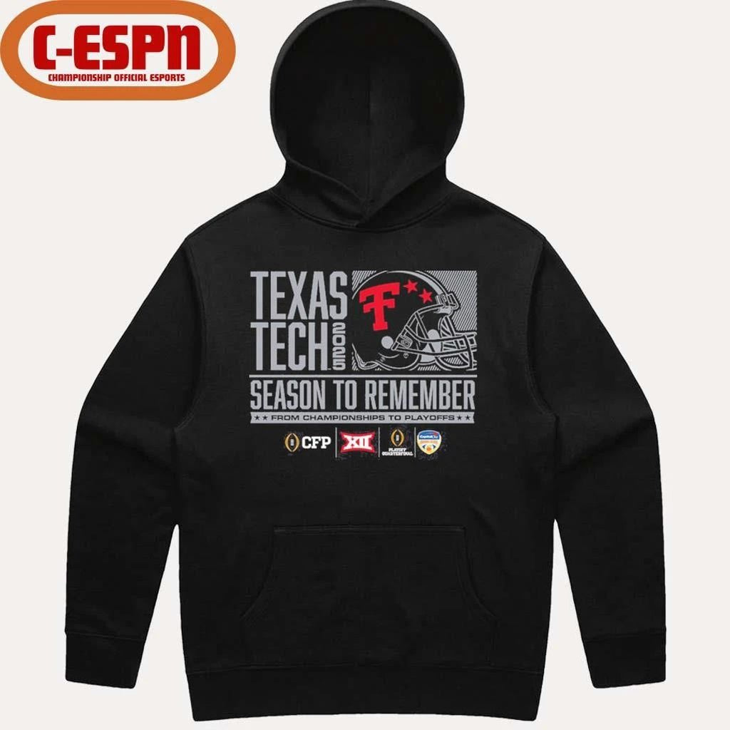 Texas Tech 2025 Football Season To Remember T-Shirt