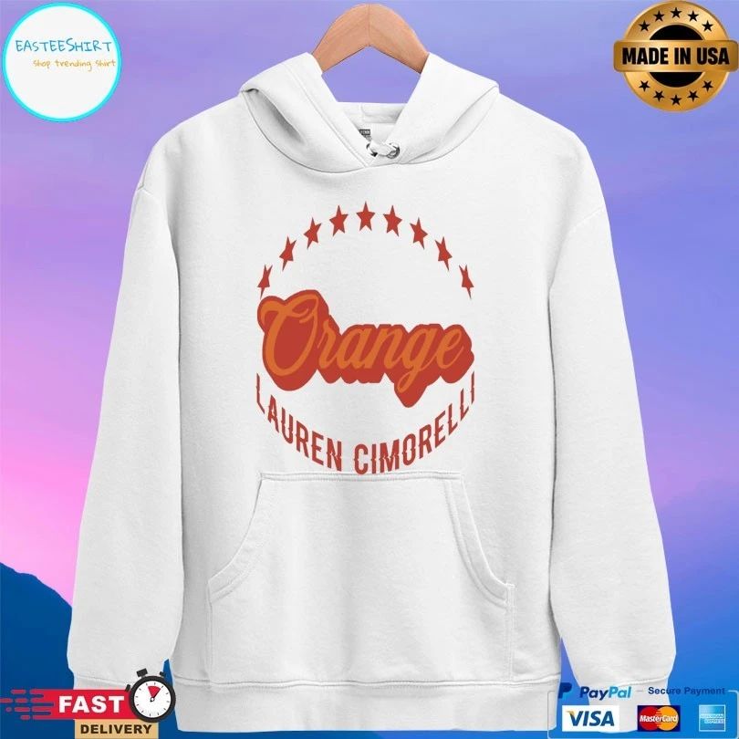 Orange Lauren Cimorelli T-shirt