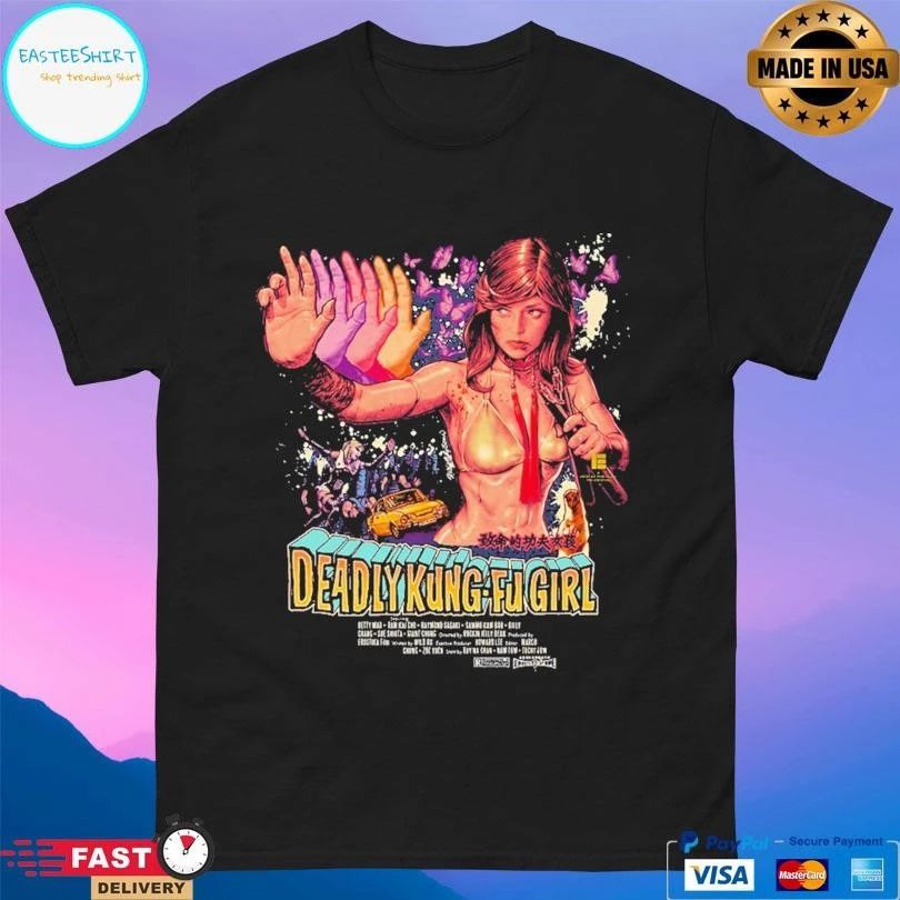 Deadly Kung-Fu Girl T-shirts