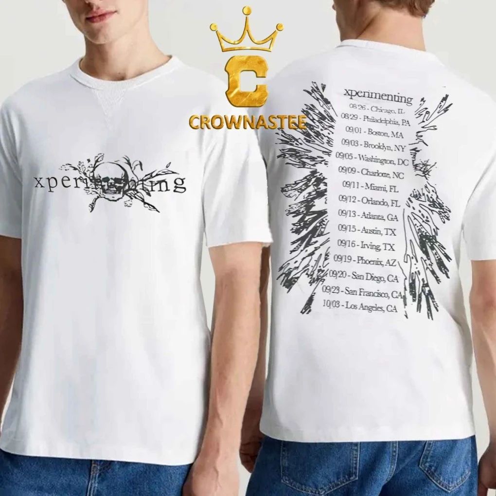 Ken Carson 2026 Tour Xperiment Skull Two Sided Shirt
