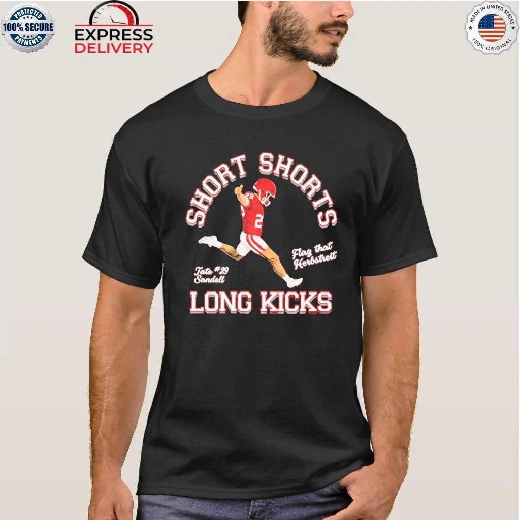 Sooners Tate Sandell Short Shorts Flag That Herbstreit Long Kicks Shirt