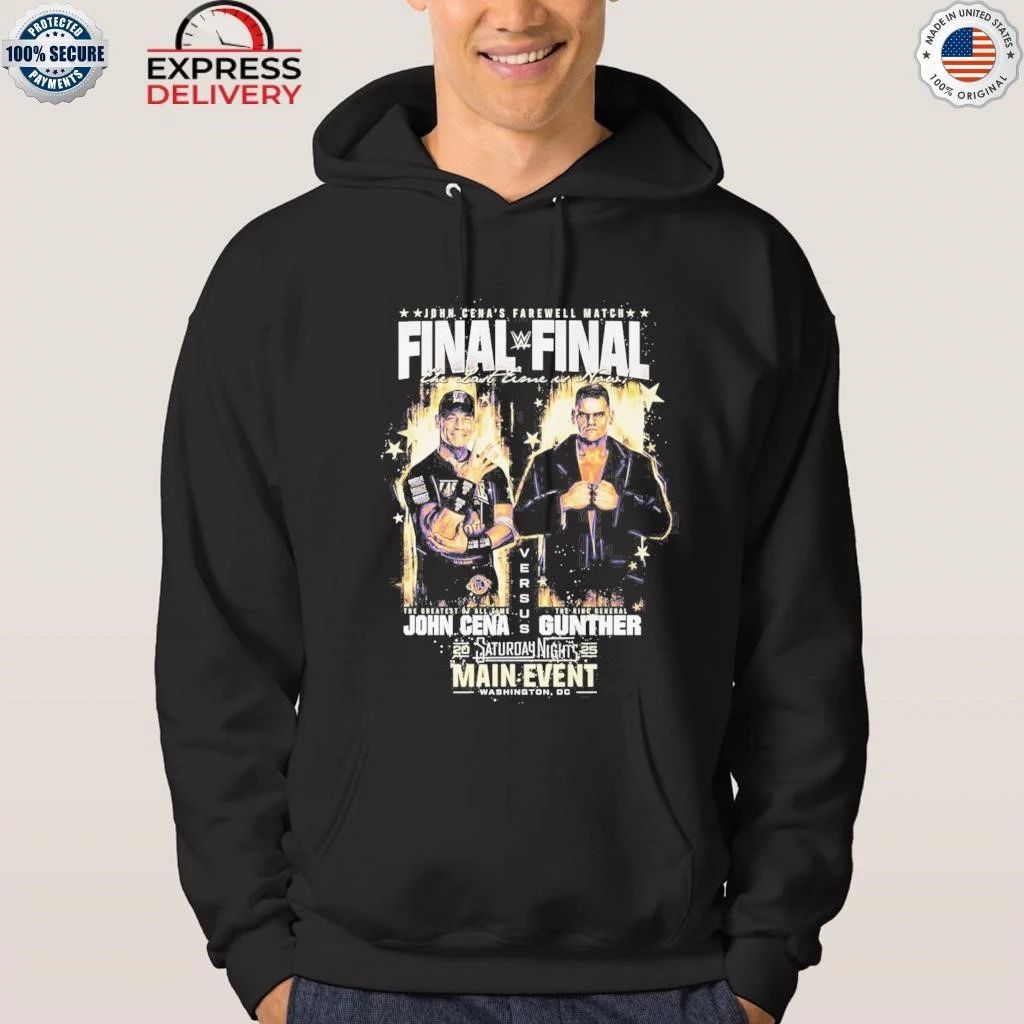 John Cena Saturday Night’s Main Event Final Match Cena vs Gunther 2025 Shirt