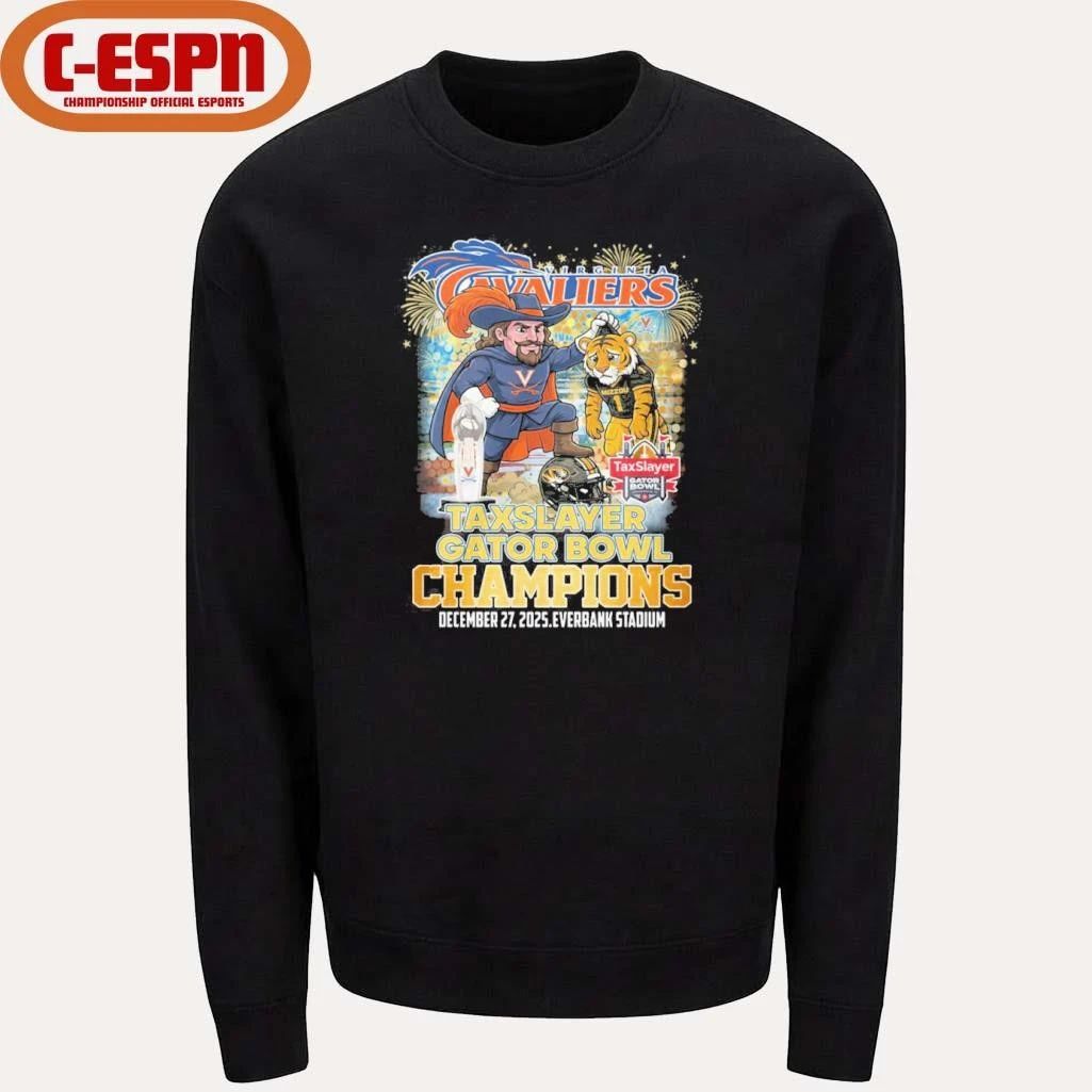 Virginia Cavaliers Mascot Gator Bowl Champions Shirt