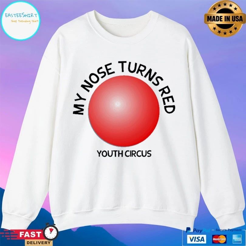 My Nose Turns Red Youth Circus T-shirt