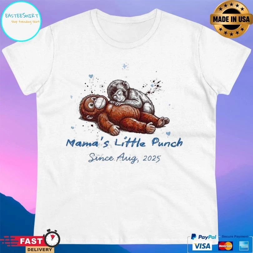 Punch Monkey Mama’s Little Punch Since Aug 2025 T-shirts
