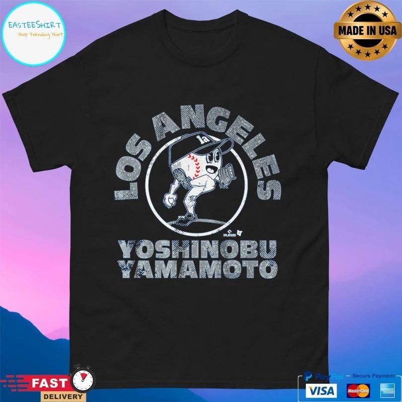 Los Angeles Dodgers Yoshinobu Yamamoto Baseball Buddies T-shirts