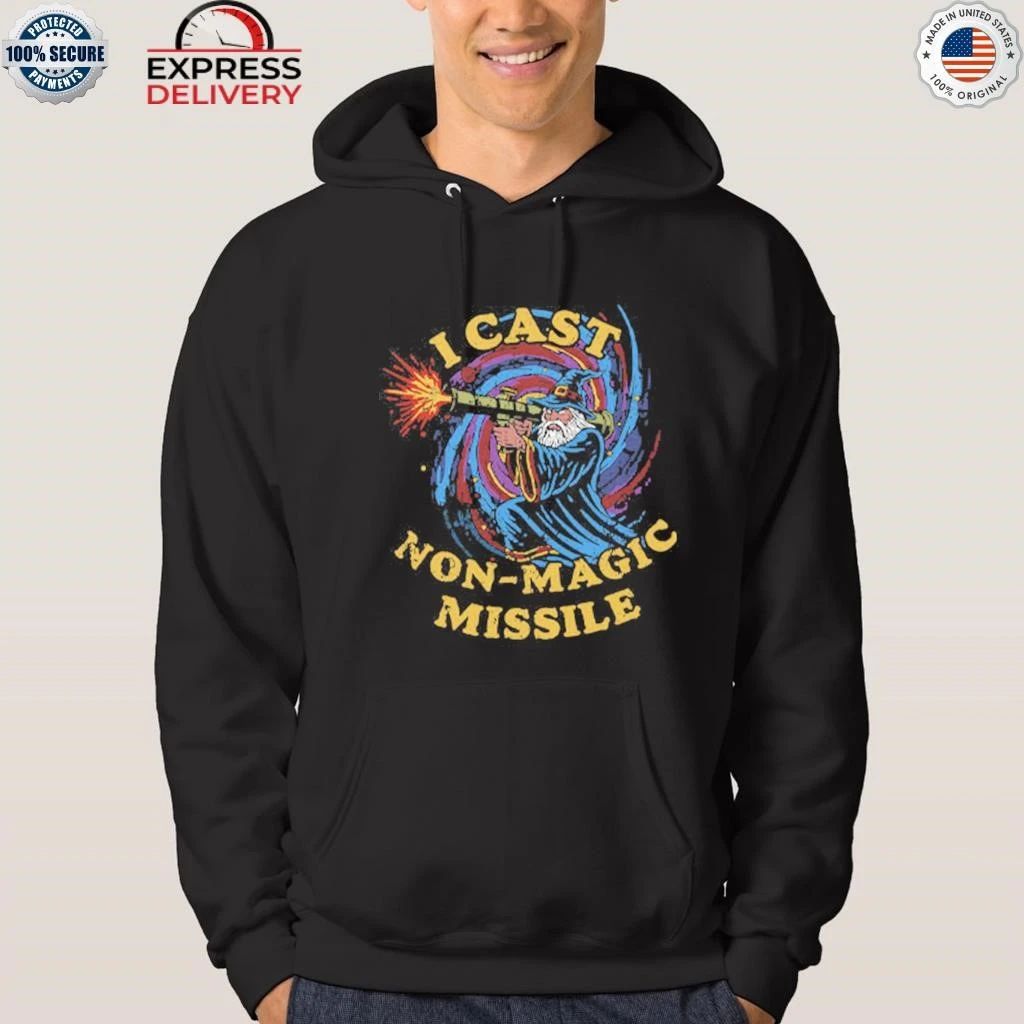 I Cast Non-Magic Missile Funny Wizard Shirt