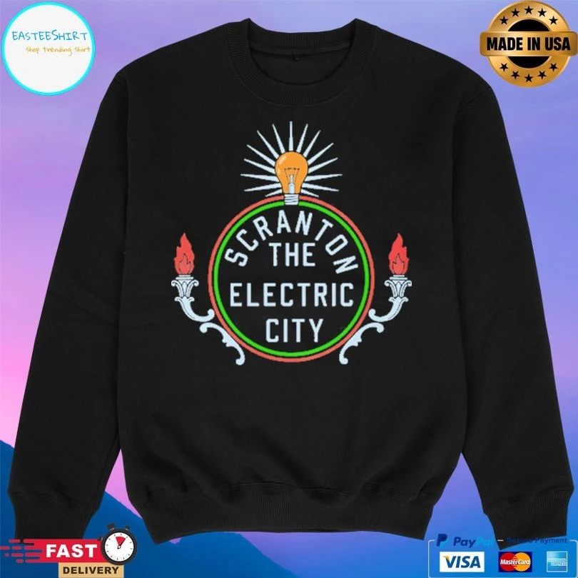Scranton The Electric City Logo T-shirts
