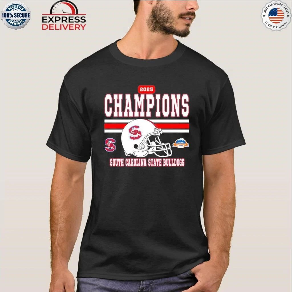South Carolina State Bulldogs Football Named To Champions 2025 Cricket Celebration Bowl Shirt