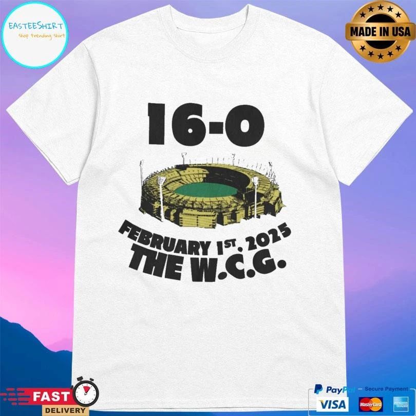 16-0 February 1st 2025 The W.C.G T-shirts