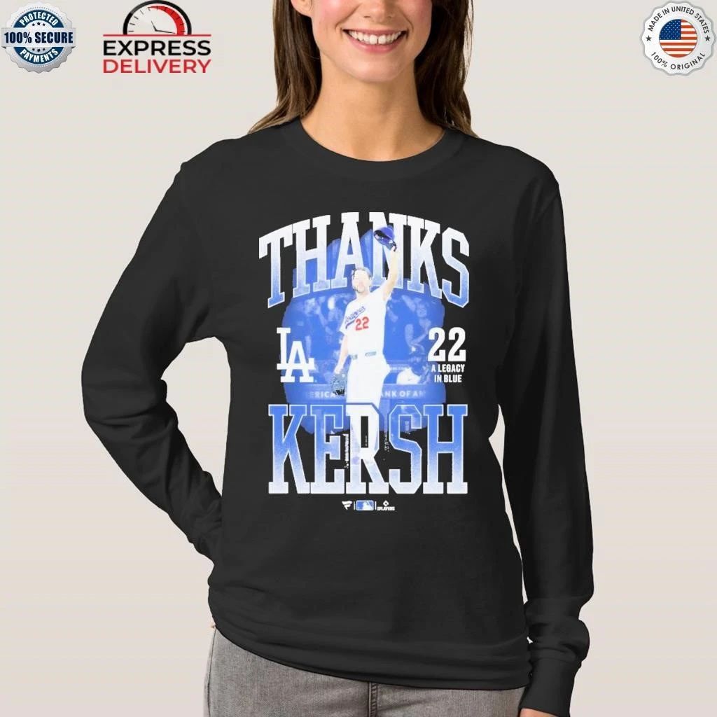 Clayton Kershaw Los Angeles Dodgers Thanks Kersh Shirt