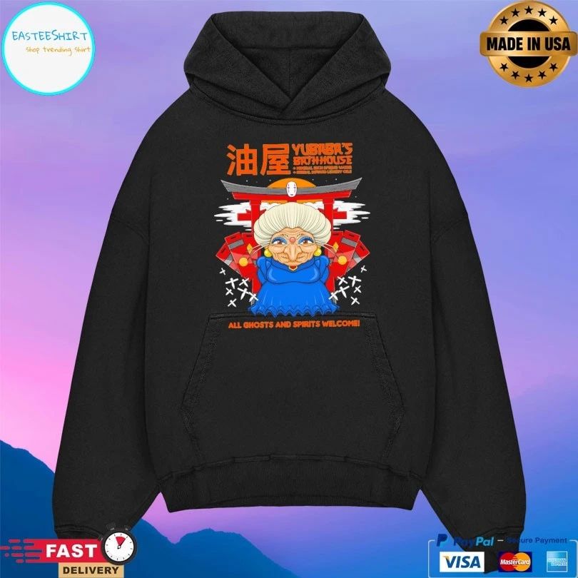 Yubaba’s Bathhouse Mineral Rich Spring Water Herbal Infused Luxury Oils All Ghosts And Spirits Welcome T-shirt