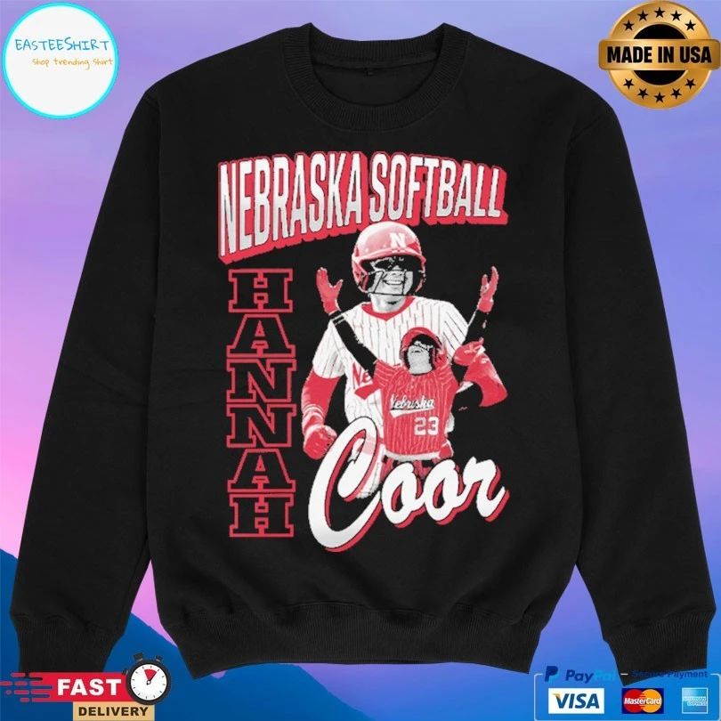 Hannah Coor Nebraska Softball T-shirt