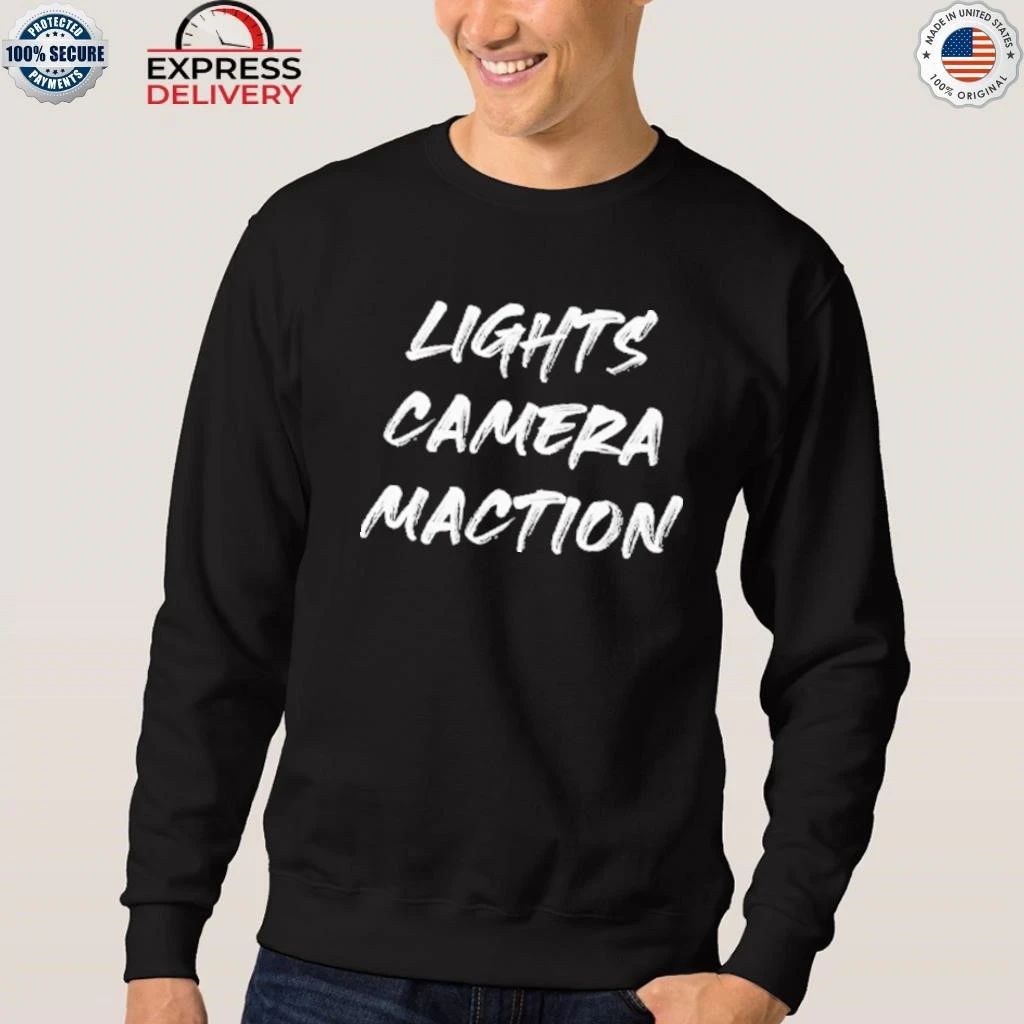 Pat McAfee Lights Camera Maction Shirt