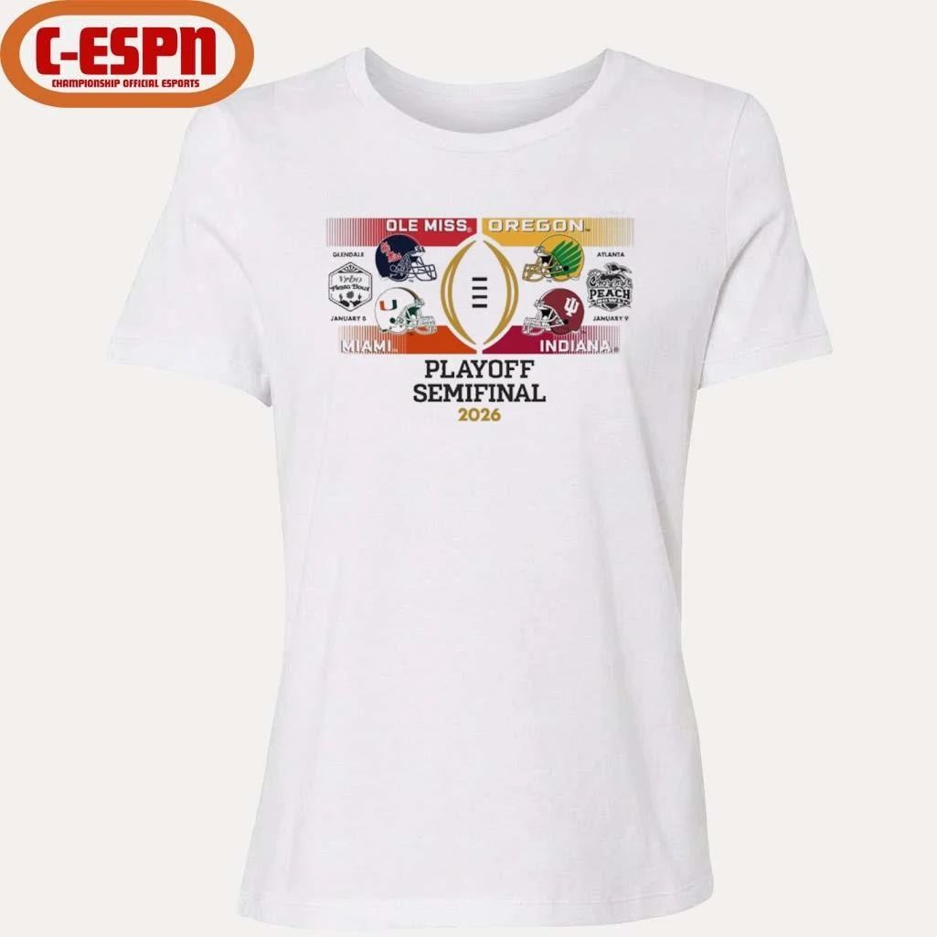 CFP Semifinal Four Team Bracket Shirt