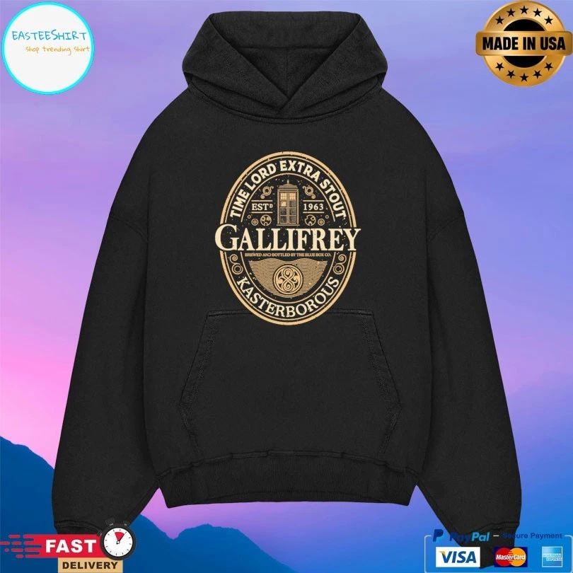 Gallifrey Time Lord Extra Stout Kasterborous Estd 1963 T-shirt