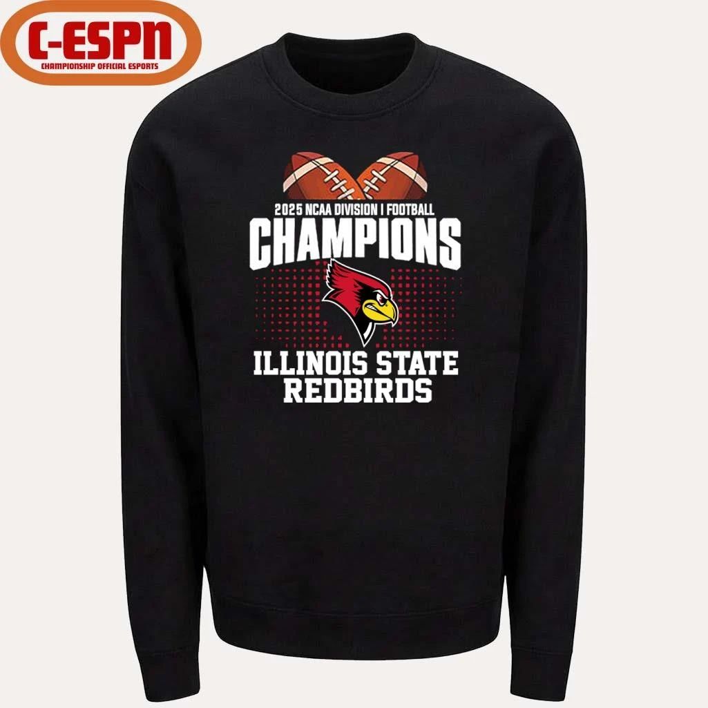 Illinois State Football 2025 NCAA DI FCS National Champions T-Shirt