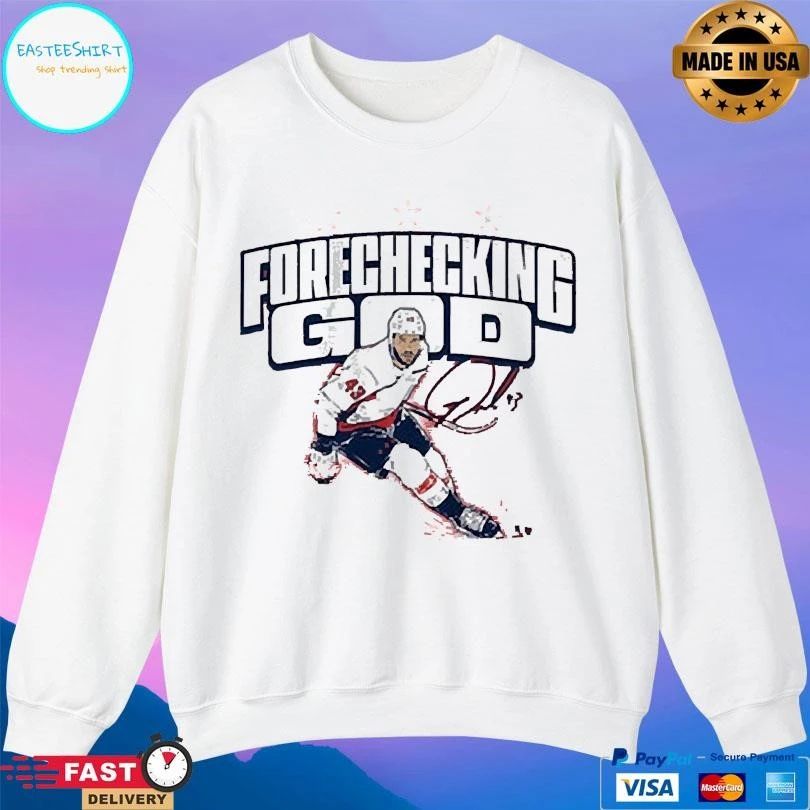 Tom Wilson Washington Capitals Forechecking God Signature T-shirts