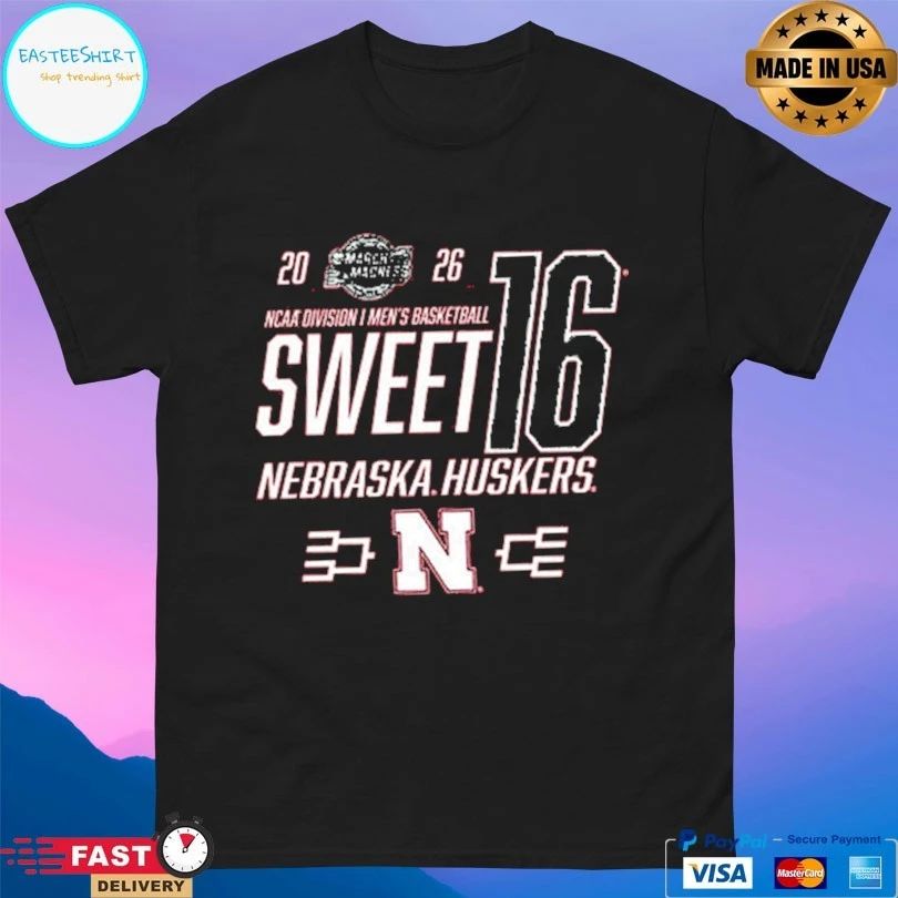 Nebraska Cornhuskers 2026 March Madness Sweet Ncaa Division I Men’s Basketball T-shirt