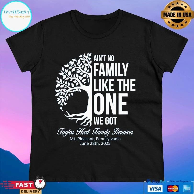 Ain’t No Family Like The One We Got Taylor Hart Family Reunion Mt Pleasant Pennsylvania June 28th 2025 T-shirts