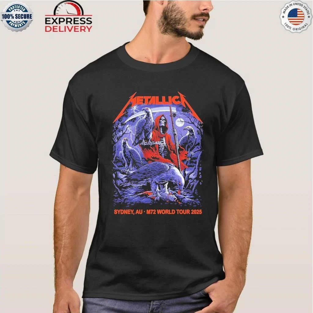 Metallica Blair Sayer M72 Sydney For 15th November 2025 At Accor Stadium In Sydney Australia Shirt