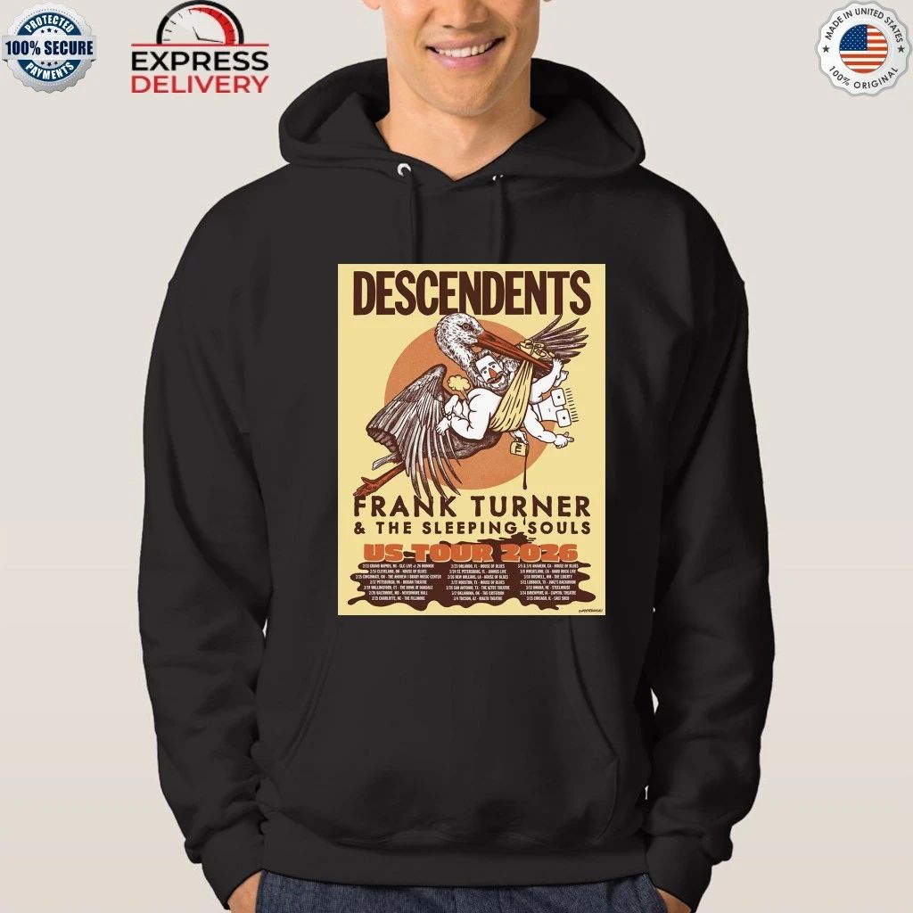 Descendents With Frank Turner And The Sleeping Souls US Tour 2026 Shirt