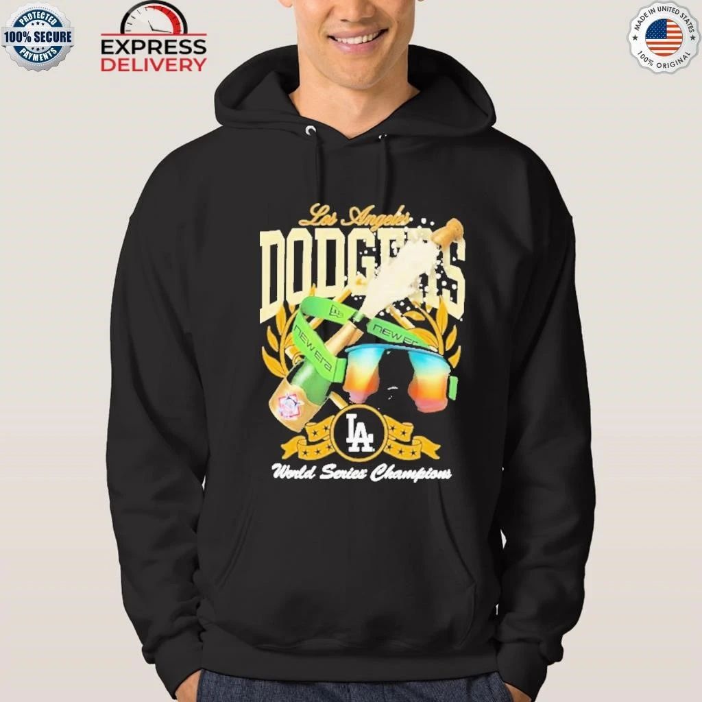 Los Angeles Dodgers New Era 2025 World Series Champions Champagne Shirt