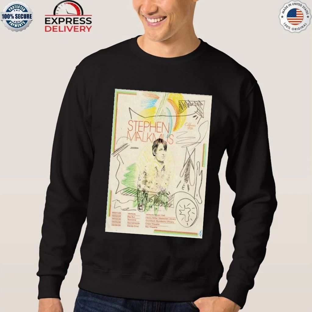 Stephen Malkmus California 2026 Tour Shirt