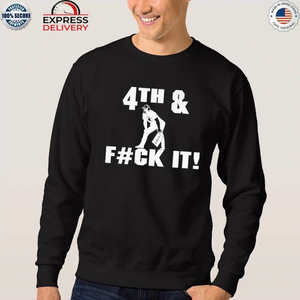 Dan Campbell GRIT Lions 4th and Fuck It Shirt