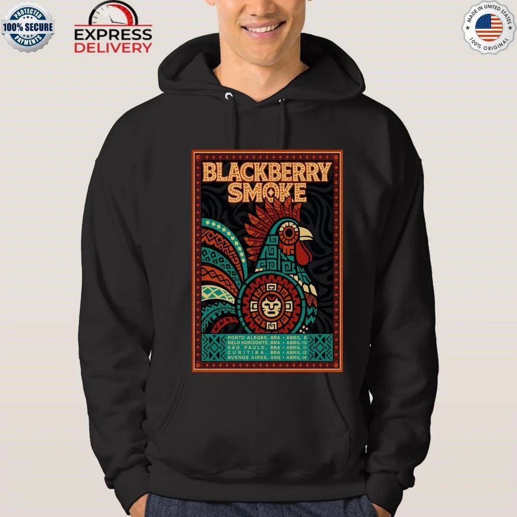 Blackberry Smoke Brazil And Argentina Tour April 2026 Shirt