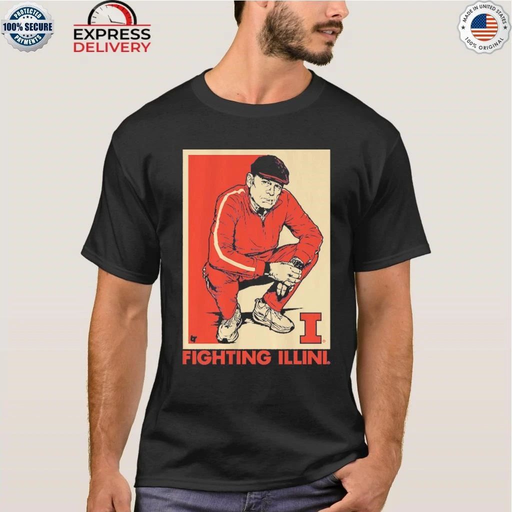 Illinois Basketball Track Suit Coach Underwood Shirt