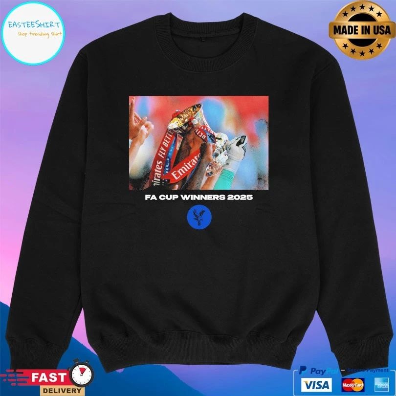 Fa Cup Winners 2025 Crystal Palace Exhibition T-shirt