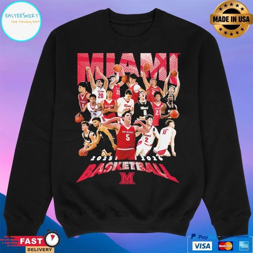 Miami Ohio Redhawks Men’s Basketball 2025-2026 T-shirt