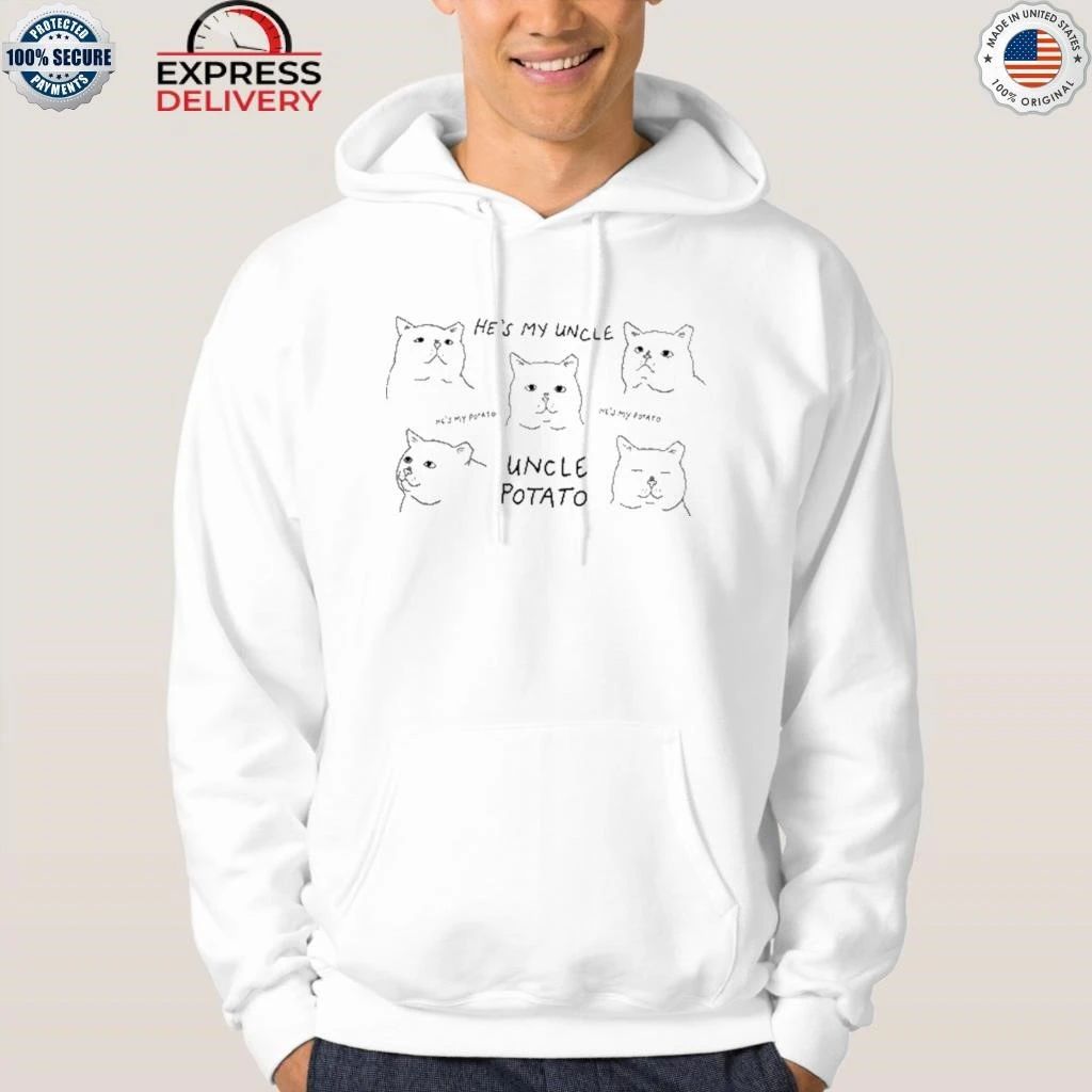 He’s My Uncle Potato Poets Square Cats Shirt