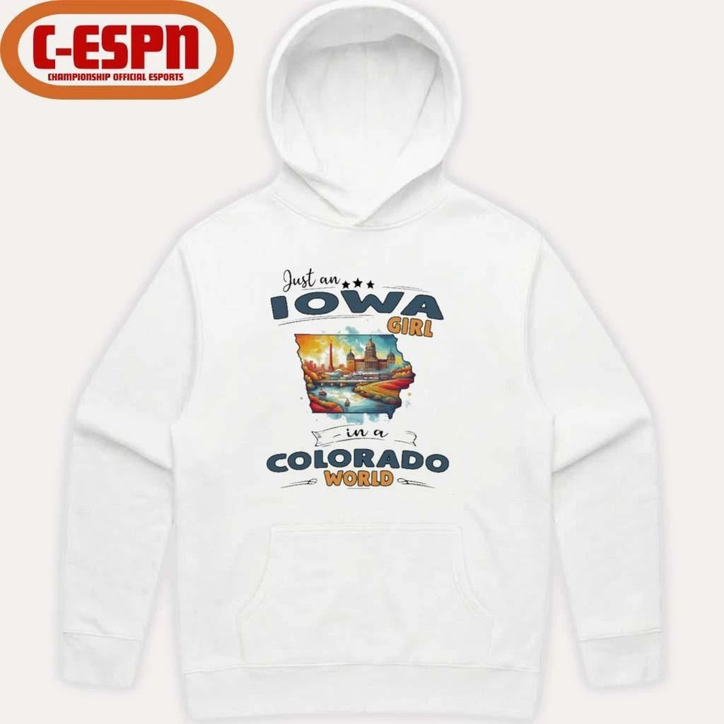 Just An Iowa Girl In A Colorado World Retro Shirt