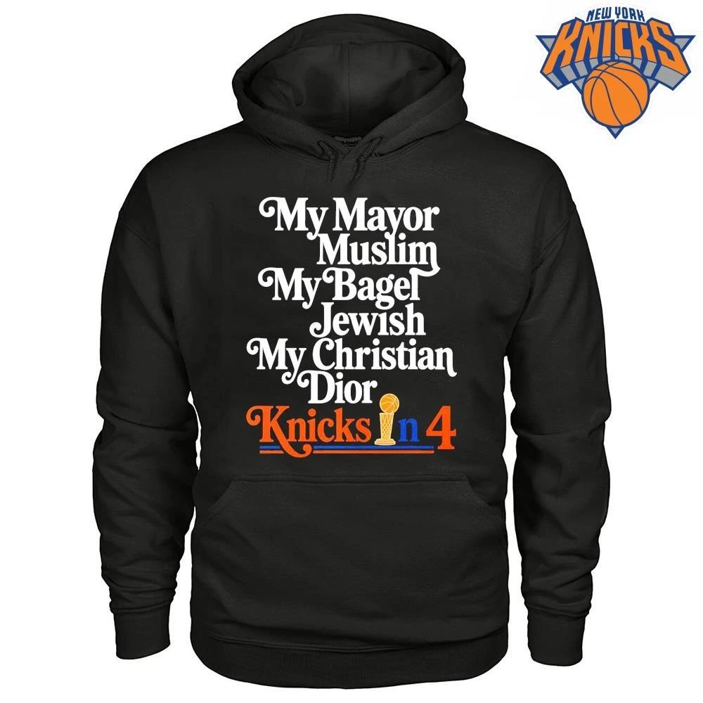 My Mayor Muslim My Bagel Jewish Knicks In 4 NBA Finals 2026 Shirt