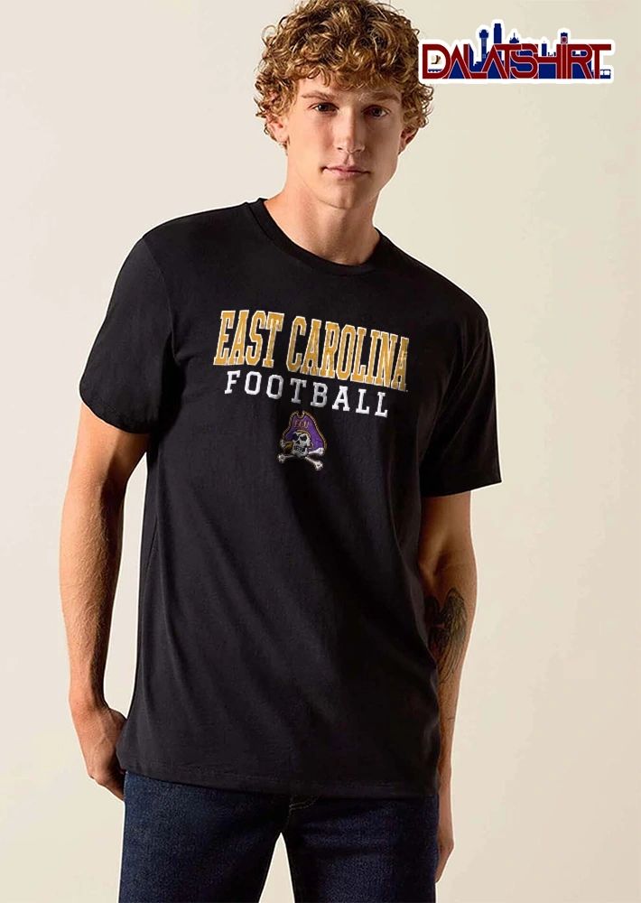 East Carolina Pirates NCAA Football Skull Hat Crossed Bones shirt