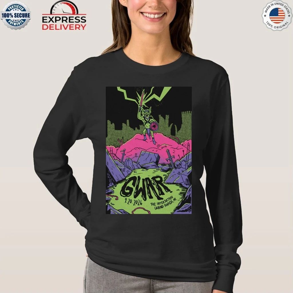Gwar Grand Rapids MI 9 20 2026 Shirt