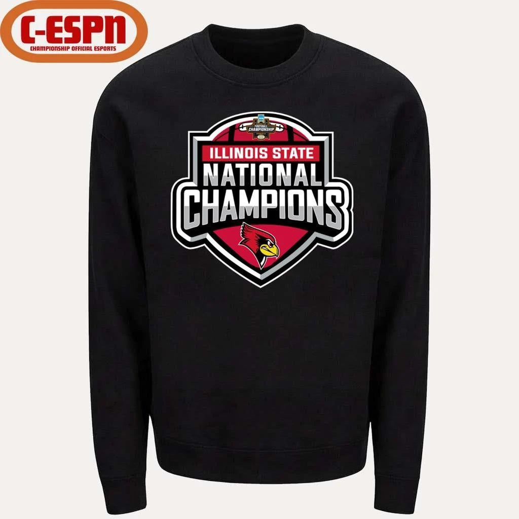 Illinois State Redbirds NCAA DI Football National Champions Logo T-Shirt