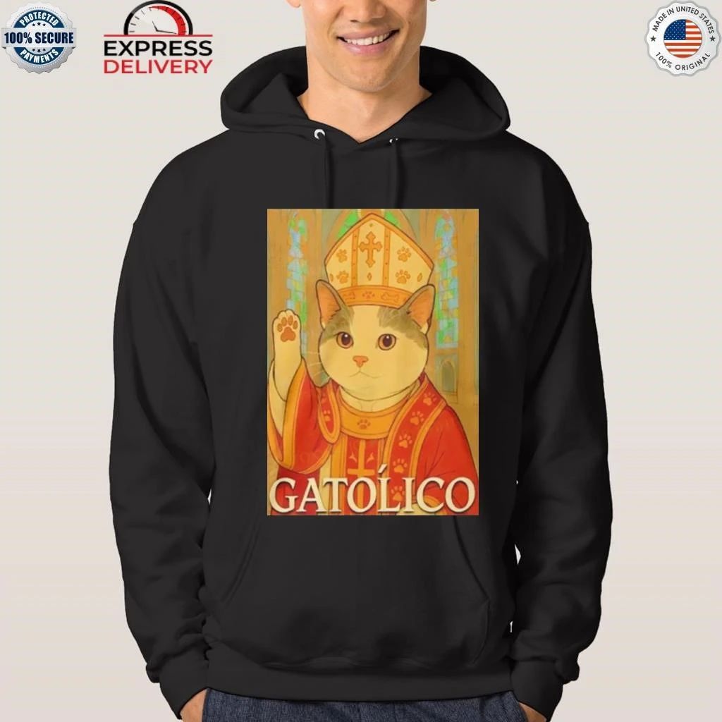 Pope Cat Gatolico Shirt