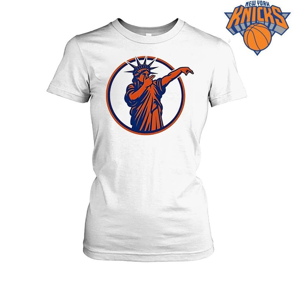 Statue Of Liberty 3 Points New York Knicks Basketball Nba 2026 Shirt