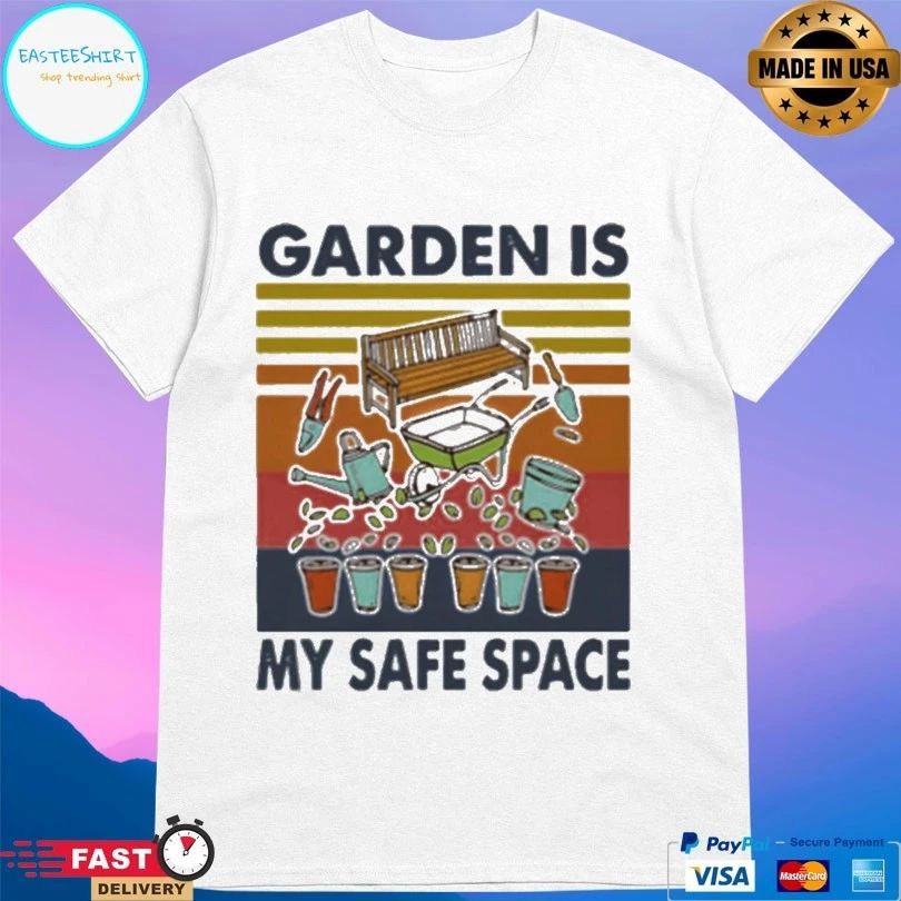 Garden Is My Safe Space Vintage T-shirt